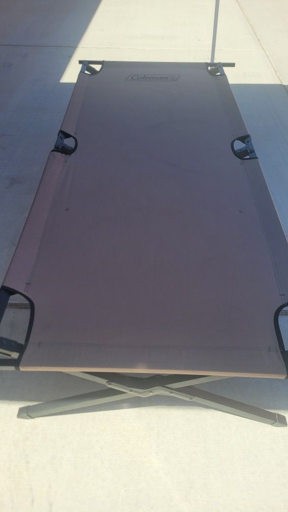 Cot for camping, sleeping, lounging