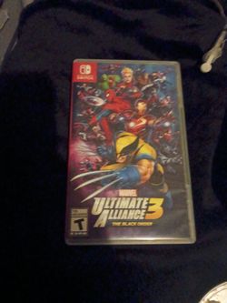 Nintendo switch marvel ultimate allies 3 the black order