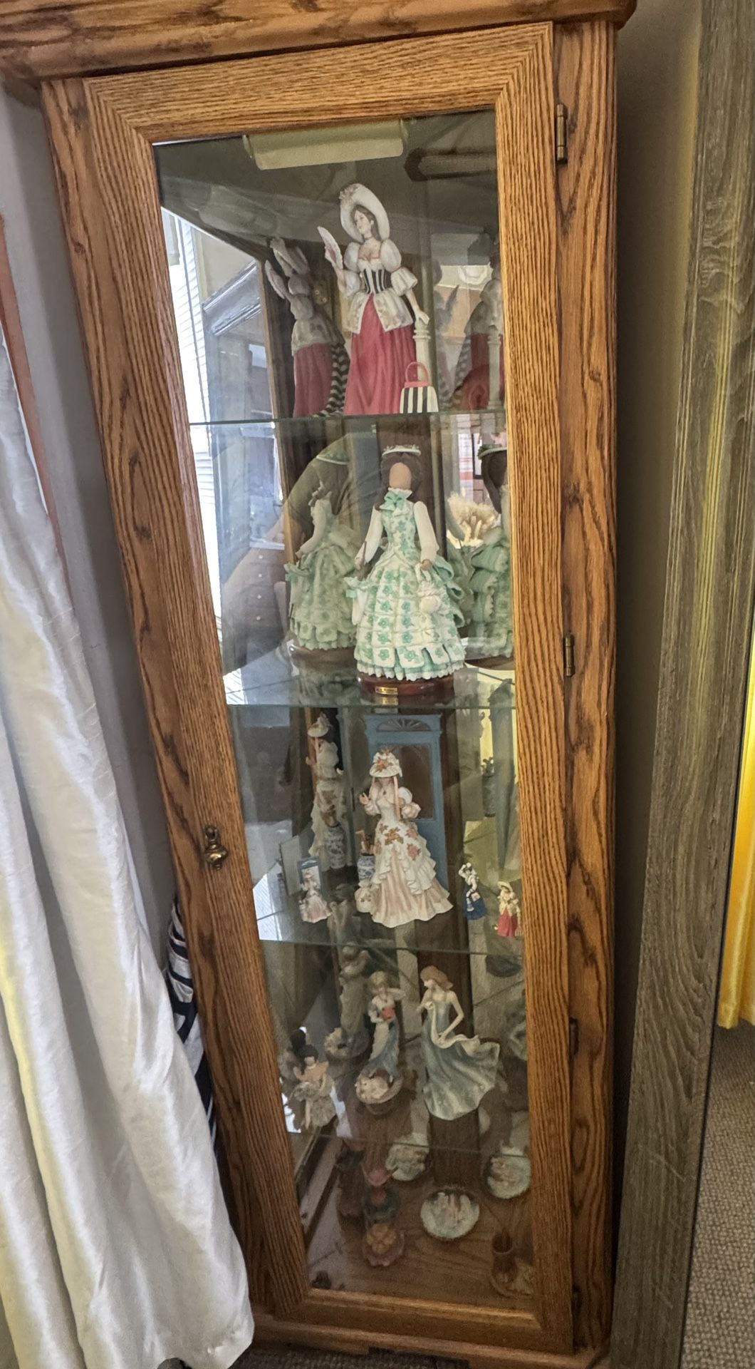 Corner Shelf With Dolls