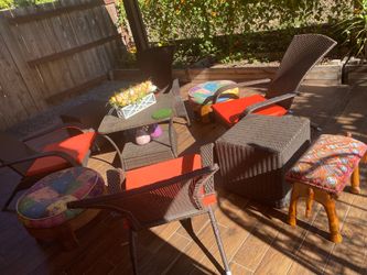 10 pieces outdoor furniture