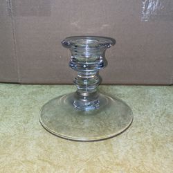 Single Glass Candle Holder (Candle Not Included) 
