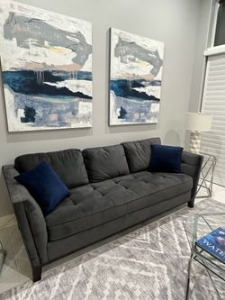 Gorgeous velvet sofa