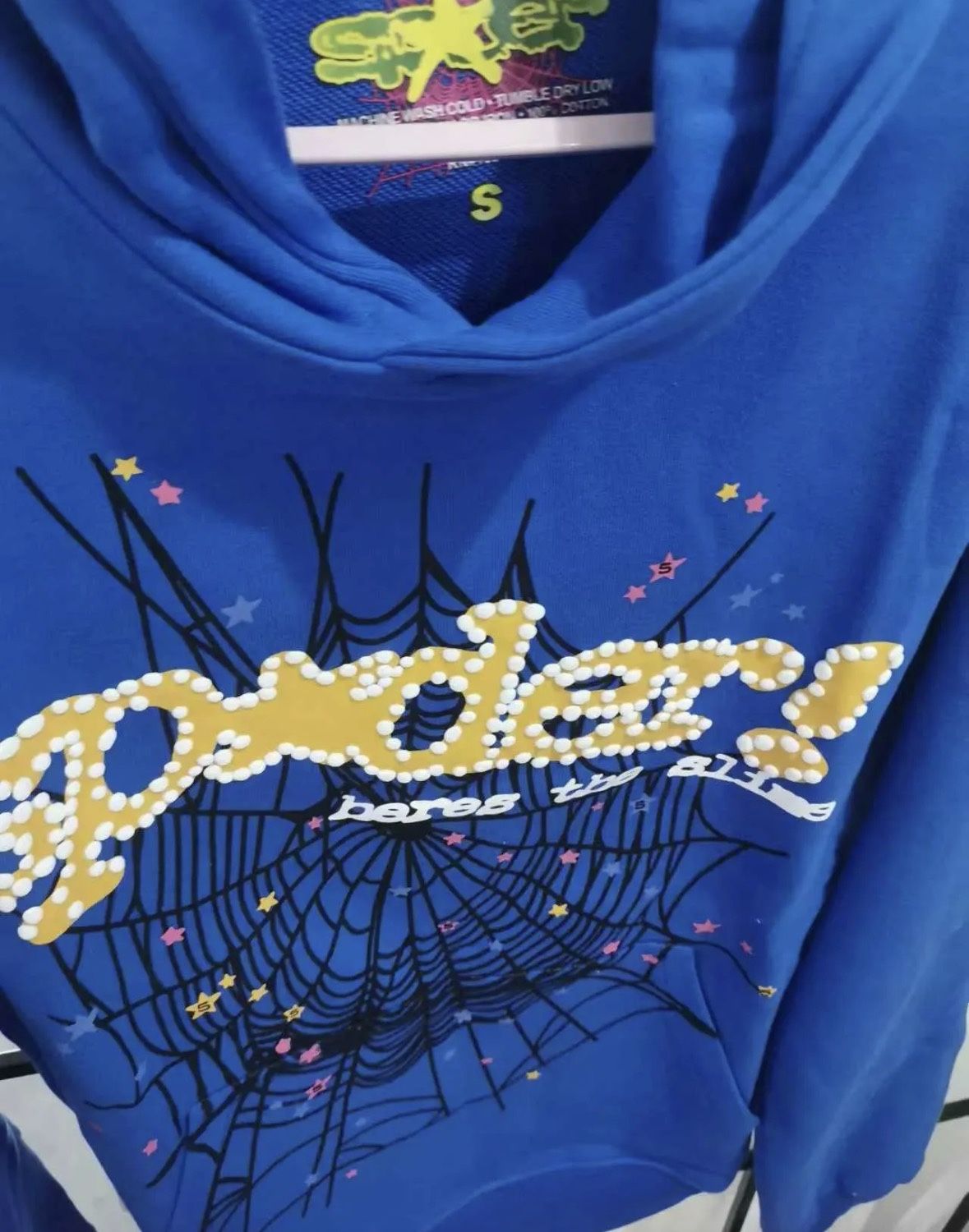 blue spider hoodie