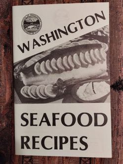 Vintage 1979  Washington State Seafood Recipes booklet