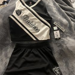 Girls Two Piece Raider Skirt Set 5/6  NEW $20 Pick Up 14333 Van Nuys Blvd 91331