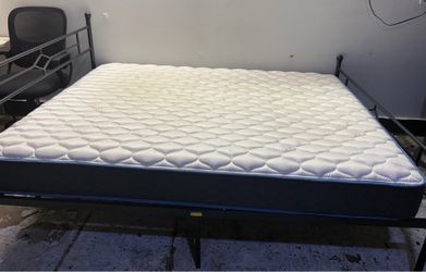 Queen size bed frame and mattress