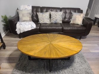 100% Leather Couch