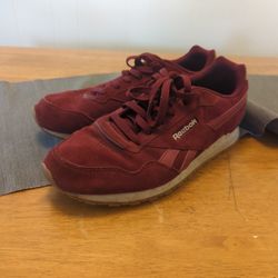 Reebok Red Suede Sneakers