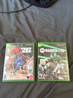 Xbox madden &2k26