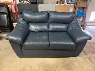 Dark Blue Loveseat