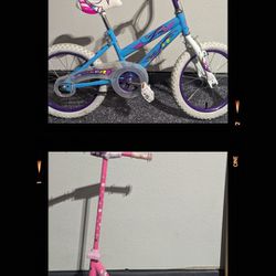 Girl's Bike & Scooter - Combo