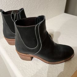 Red Wing Shoes Black Leather Boots