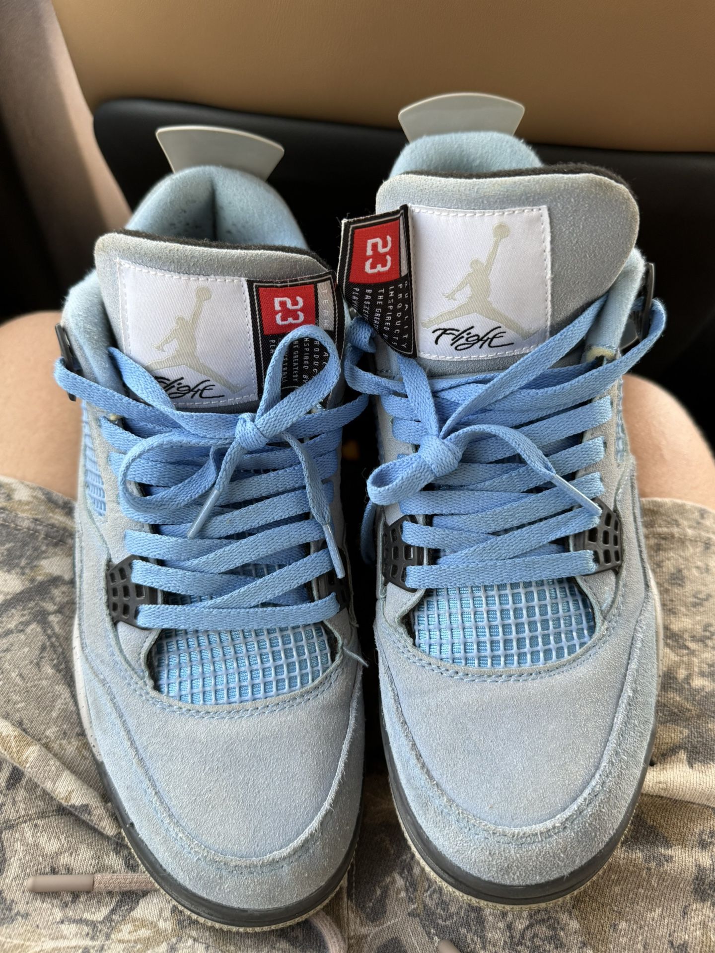 Size 10 Jordan 4 Retro Mid University Blue for sale online