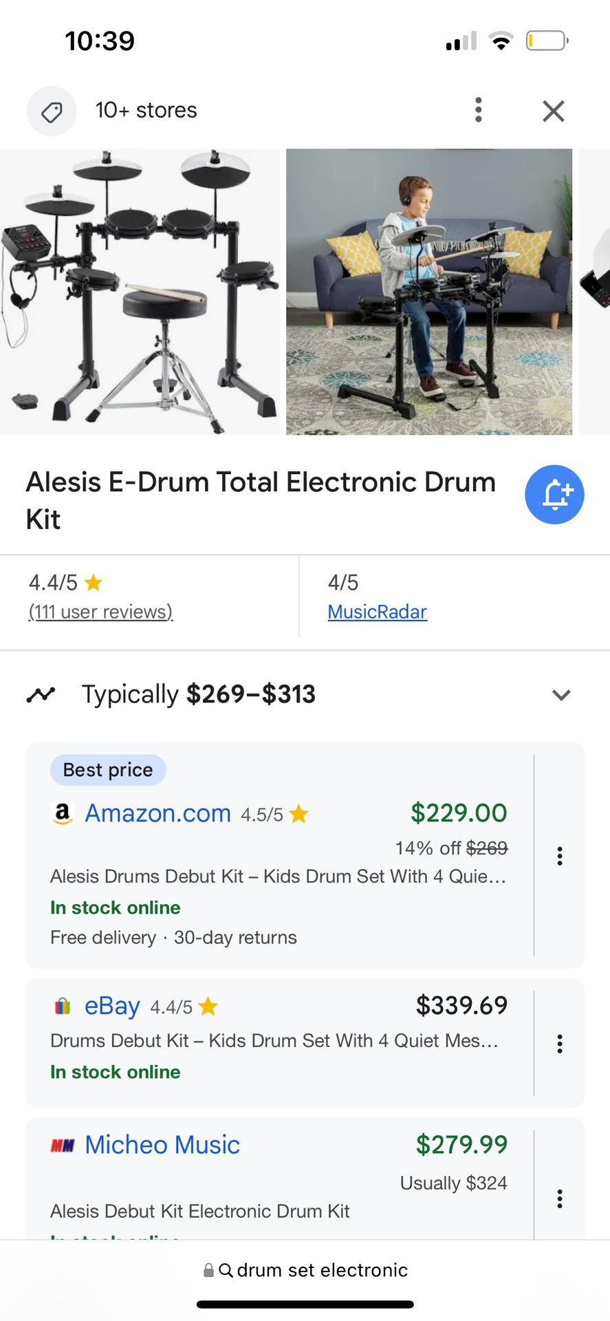 Alesia E-Drum Set