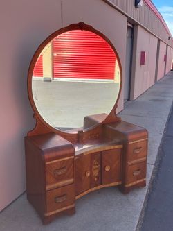 Antique Vanity and mirror