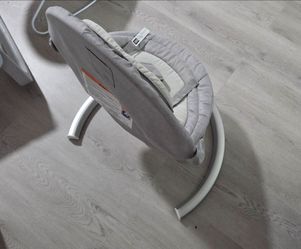Baby Bouncer Seat Gray Fabric