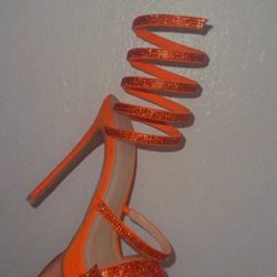 New Sparkling Heels (Emma Orange)