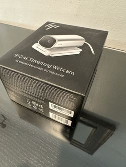 Brand New! 4k Streaming Webcam By HP  In the box!   Let me know thanks 