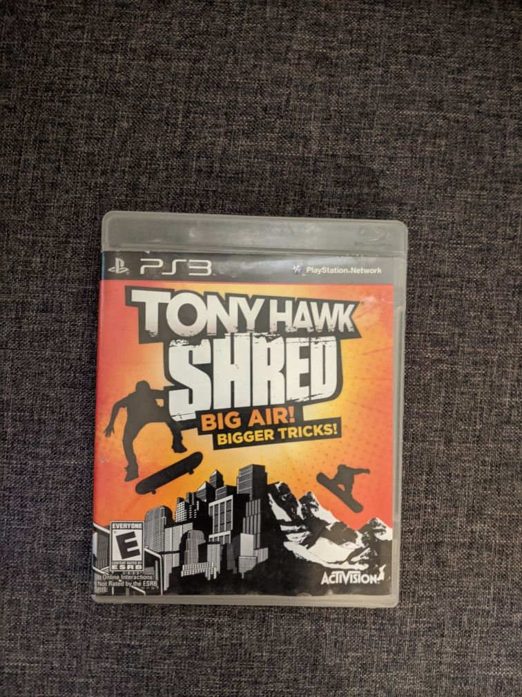Tony Hawk Shred PS3