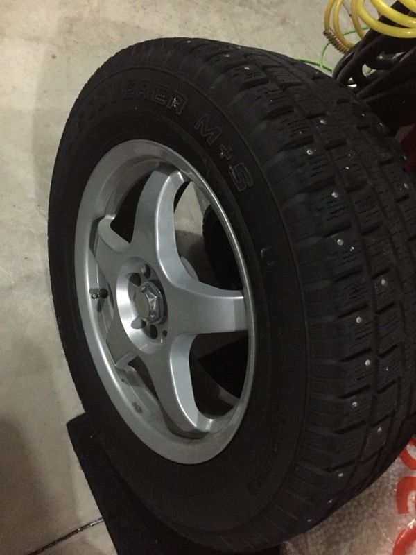 4 Snow Tires W Mb Wheels 235 65 R17 Cooper Discoverer M S For 4 Snow Tires W Mb Wheels 235 65 R17 Cooper Discoverer M S