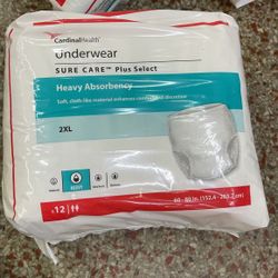New works good underwear heavy absorbent