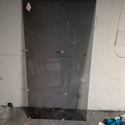 Glass Panel For Table Top Or Desk 35 X 65