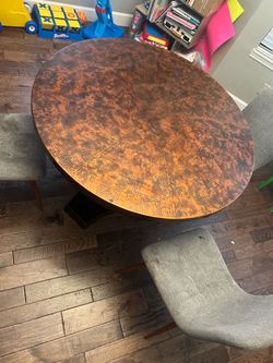 Copper Top Table