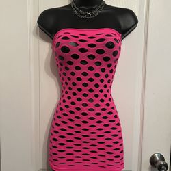 NEW : Fishnet Mini Dress 