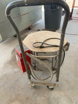 Portable Electric Kiln on Rolling Cart