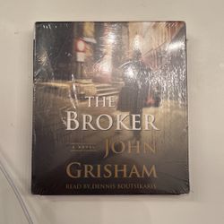 John Grisham The broker Audio Book On Cd NIB