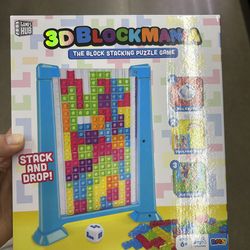 NWT 3D Block stacking puzzle game