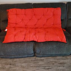 Red 46 V Inch Cushion For A Swing  New 