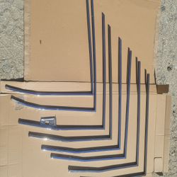 1961-64 Chevy Impala convertible door window frames rechromed