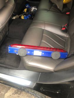 Tow truck rear light bar