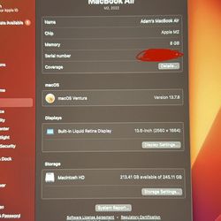 MacBook Air M2
