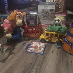 All For 45 Toys And Baby Chair 