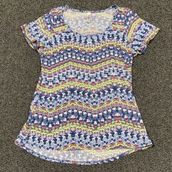 Lularoe Mickey Mouse women’s small shirt - worn once like new 