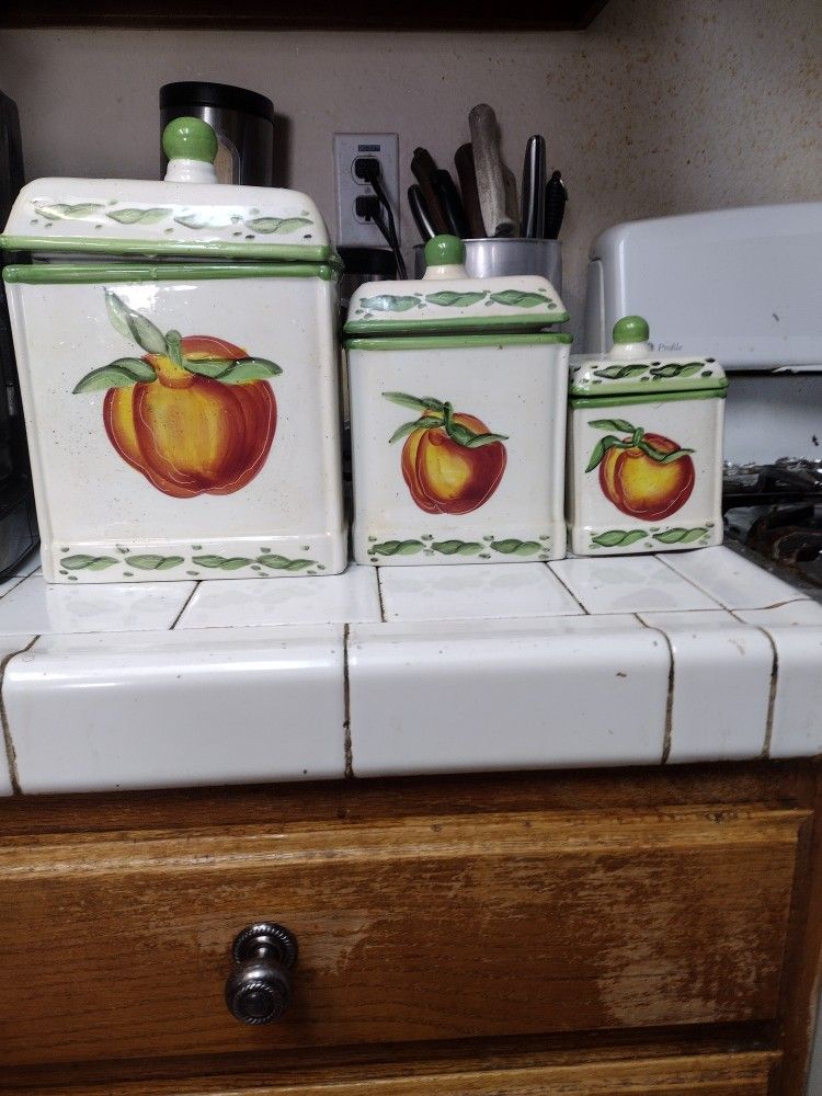 Canisters in good condition