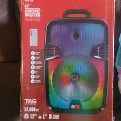 QDX 12 IN. BLUETOOTH SPEAKER RECHARGEABLE  $60