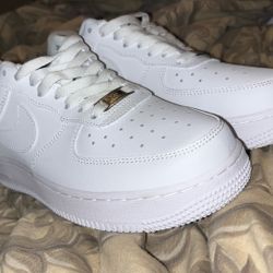 Nike Air Force 1 All White - Size 7 (Brand New)