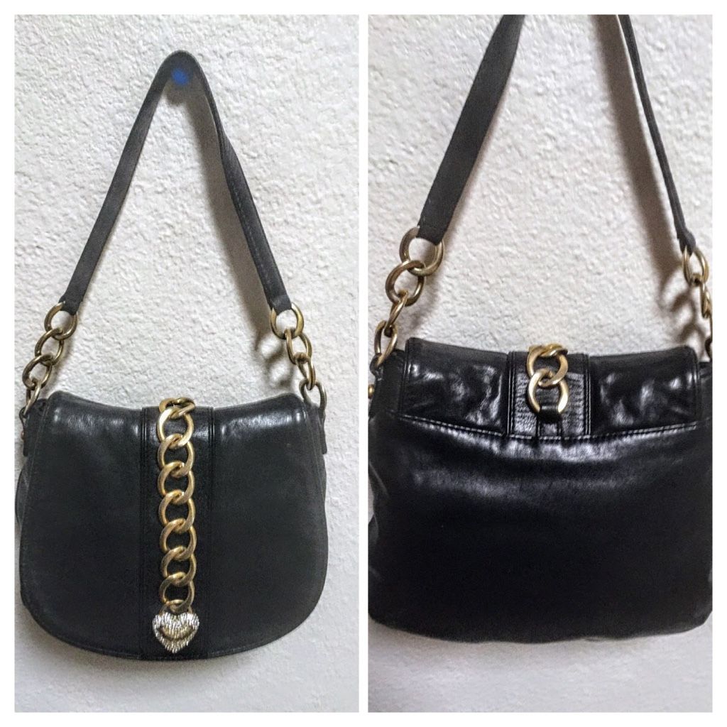 JUICY COUTURE Black Leather Bag