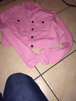 Pink jacket size medium