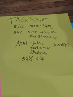 Tag sale