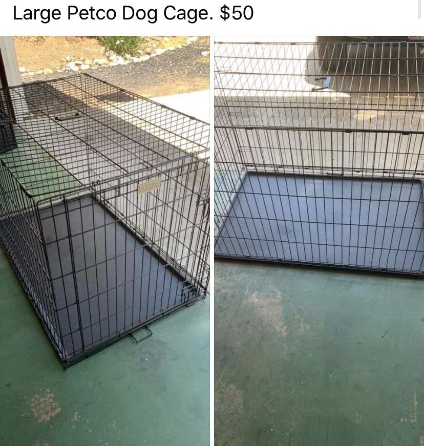 Large dog crate from Petco