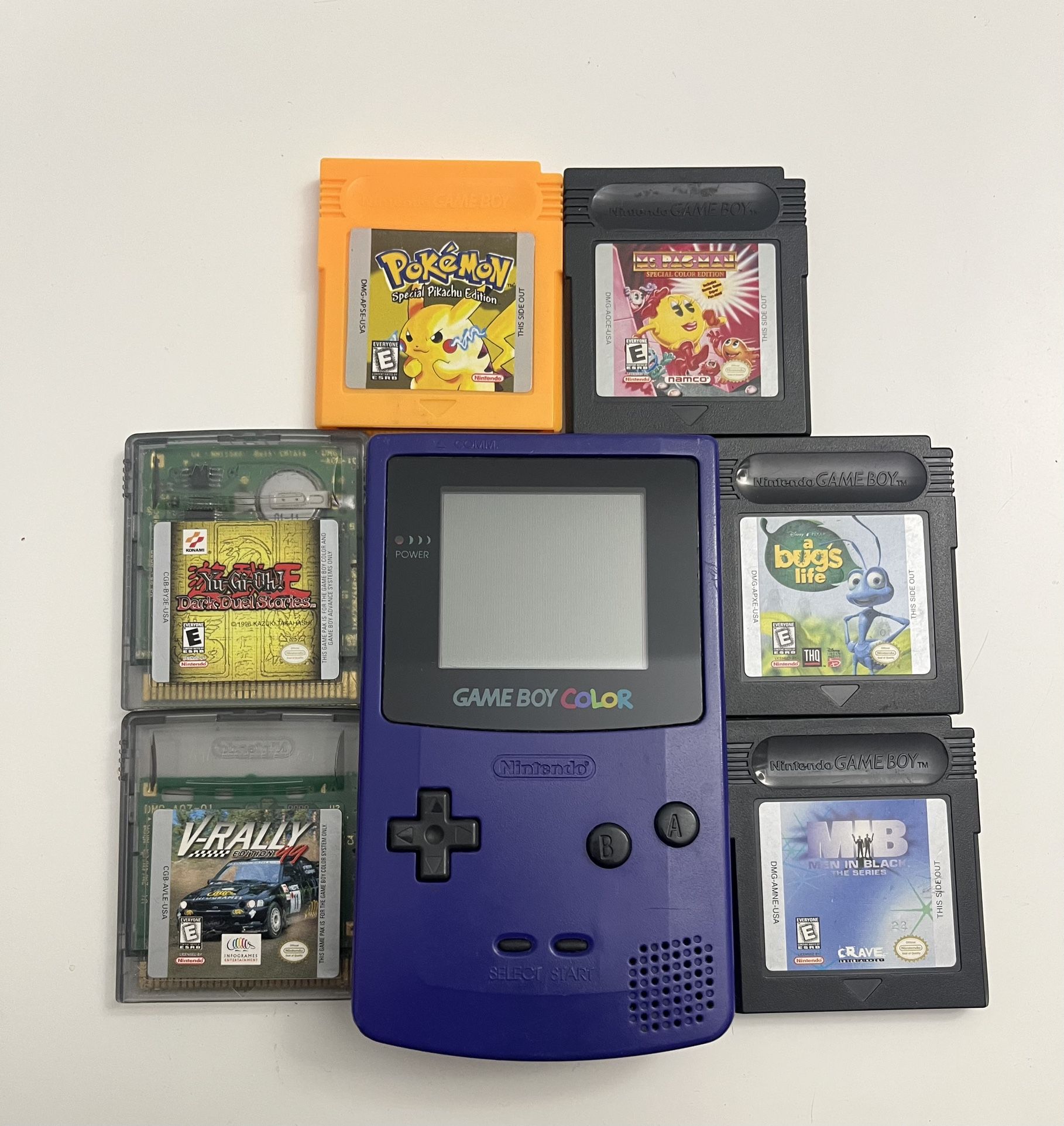 Gameboy Color 6 Games