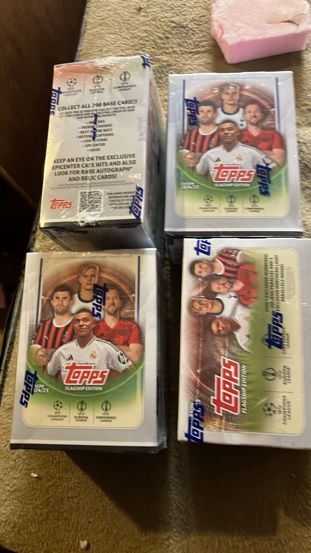 2024/25 Topps Soccer Blaster Boxes (4)