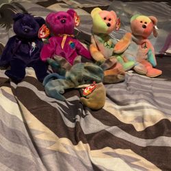 Rare TY Bear Beanie Babies & TY Beanie Babies