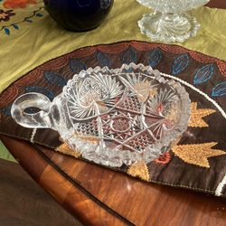 Leaded Crystal Candy Dish