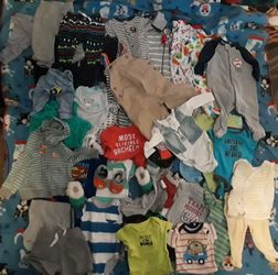 Tons of baby clothes