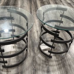 Round Coffee Side Tables 